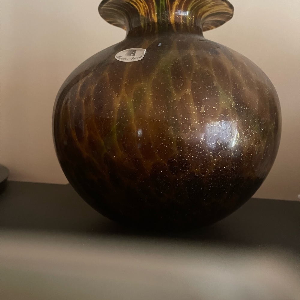 Vintage Maestri Vetrai hand made in Italy vase